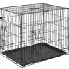 @Pet Caisse de transport pour chien 92,5x57,5x64 cm Metal Noir
