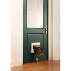 PetSafe Chatiere manuelle a 4 voies sans tunnel Classic 919 Blanc 5031