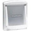 PetSafe Porte a 2 voies pour chiens 740 Medium 26,7 x 22,8 cm Blanc