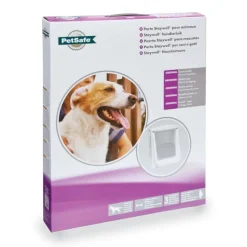 PetSafe Porte pr chiens a 2 voies 760 Large 35,6x30,5 cm Blanc