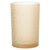 Photophore Design en Verre Admira 18cm Beige