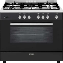 Piano de cuisson gaz 109l 5 feux noir - ge960cmbk2