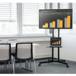 Pied TV Trolley 75 pouces orientable