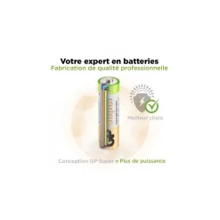 Pile Pack de 40 piles Super Alcaline AA/LR06