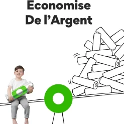 Pile rechargeable AA ReCyckO lot de 4 2600mAh