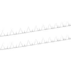 Piquets muraux 2 pcs Acier 1 m