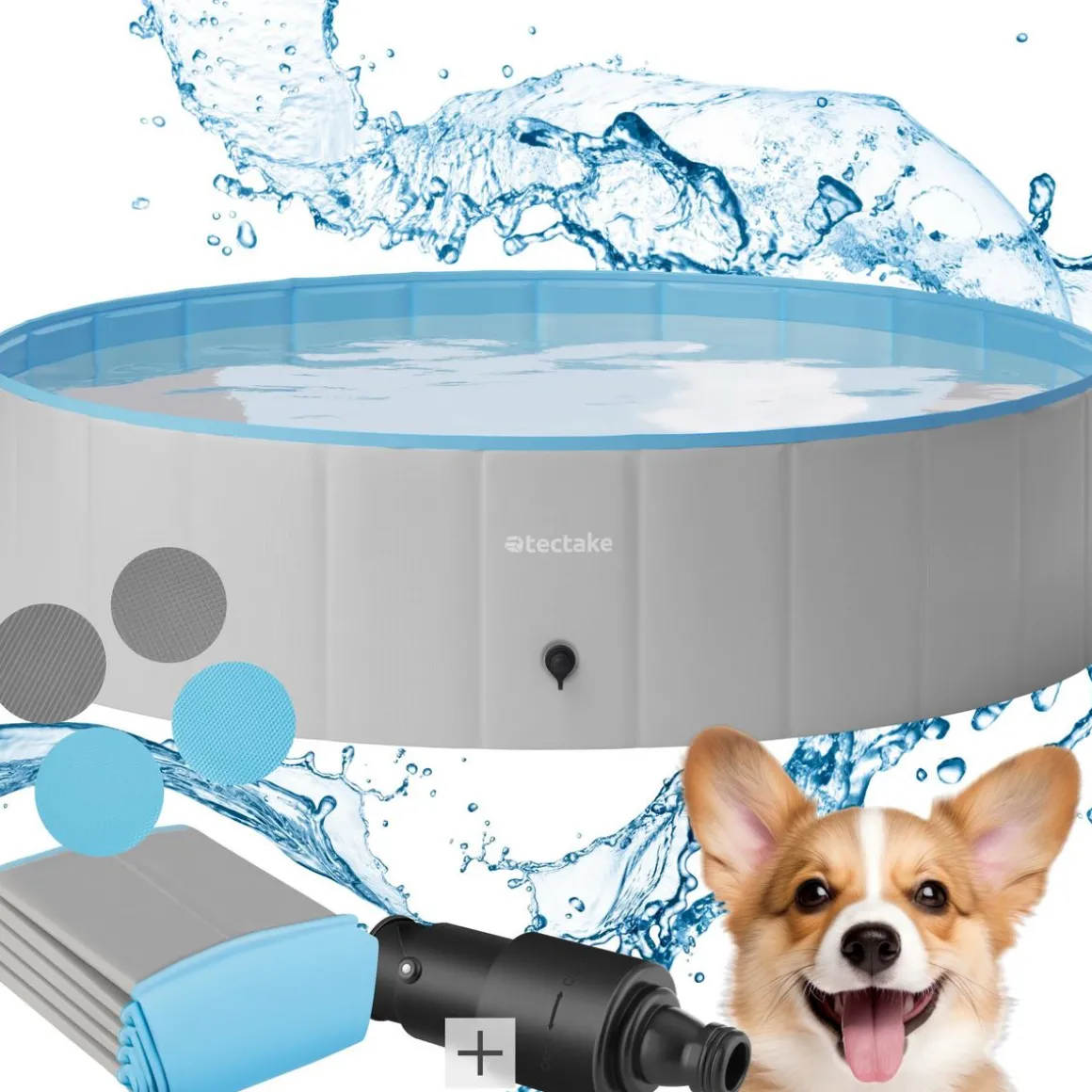Piscine pliable pour chien NELE