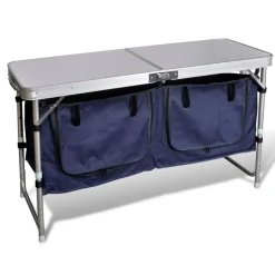 Placard de camping pliant avec cadre en aluminium