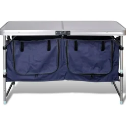 Placard de camping pliant avec cadre en aluminium