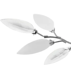 Plafonnier et bras en forme de feuille Acrylique 3 ampoules E14