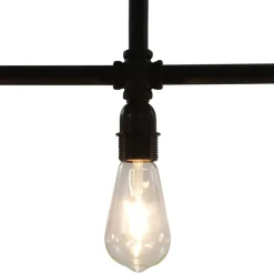 Plafonnier Noir 3 ampoules E27