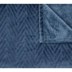 Plaid chevron en polyester