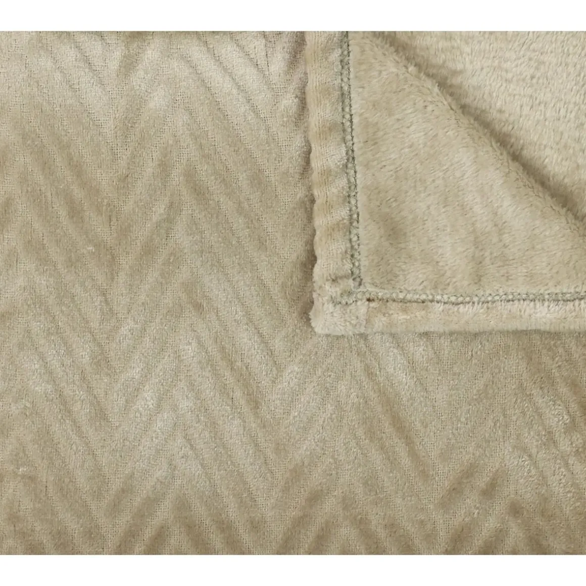 Plaid chevron en polyester