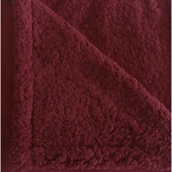 Plaid double face polaire/sherpa