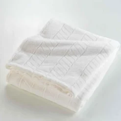 Plaid Flanelle Uni Arya 180x220cm Naturel