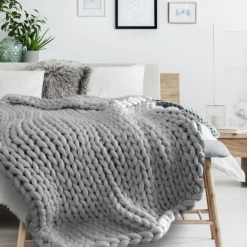 Plaid grosse maille Chunky