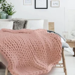 Plaid grosse maille Chunky