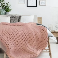 Plaid grosse maille Chunky