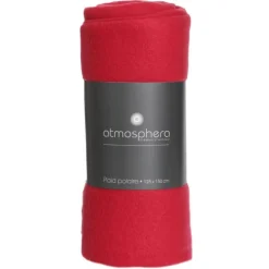 Plaid Polaire Jeremy 125x150cm Rouge