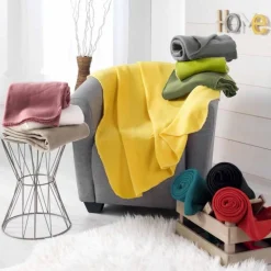 Plaid Polaire Milou 125x150cm Naturel