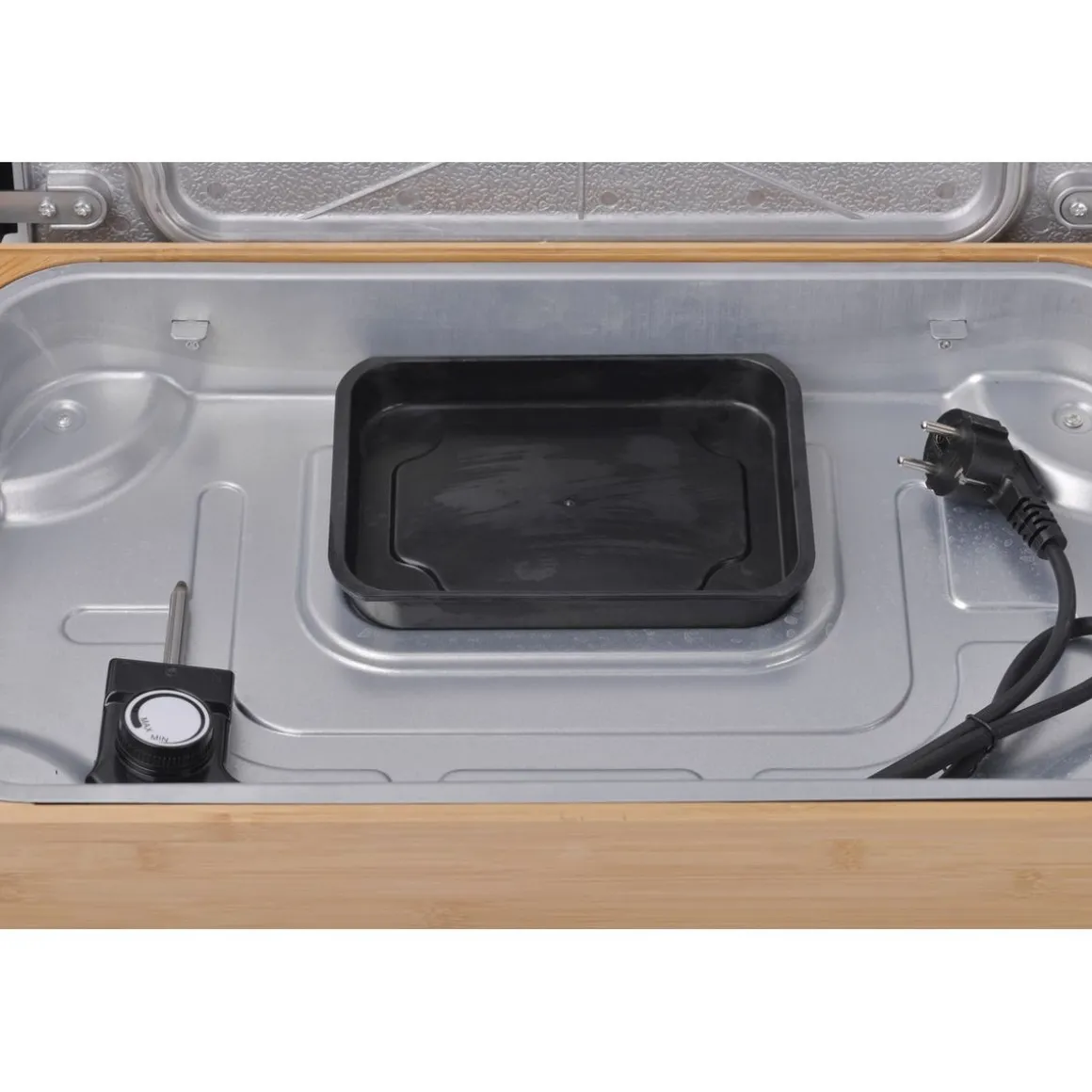 Plancha électrique Q.5378 - Bois