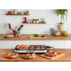 Plancha électrique XL CB631D10 - Acier