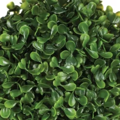 Plante Artificielle Boule de Buis 16cm Vert