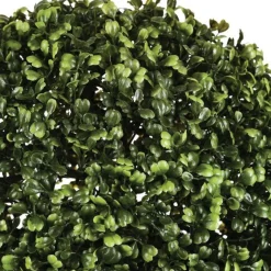 Plante Artificielle Boule de Buis 36cm Vert