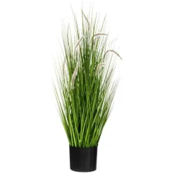 Plante Artificielle Herbe Bunch 100cm Vert