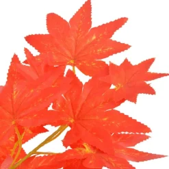 Plante artificielle d'erable avec pot Rouge 120 cm