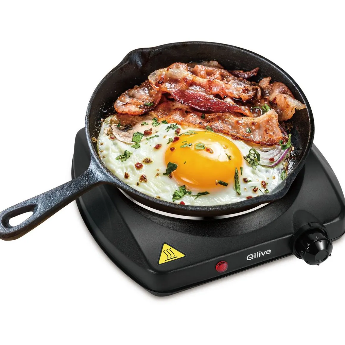 Plaque de cuisson électrique Q.6495 - Noir