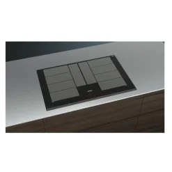 Plaque de cuisson 7400w 4 foyers induction acier inox/noir - ex851lyc1f