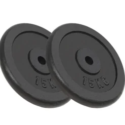 Plaque de poids 2 pcs 2x15 kg Fonte
