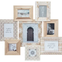 Pêle-mêle ethnique Moly - 8 Photos - Marron