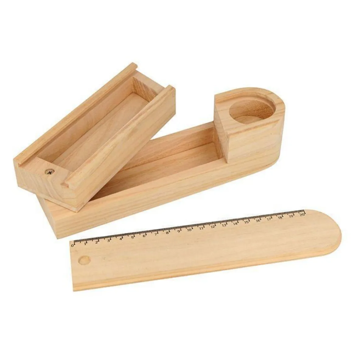 Plumier 2 étages 24 x 6 x 3 cm