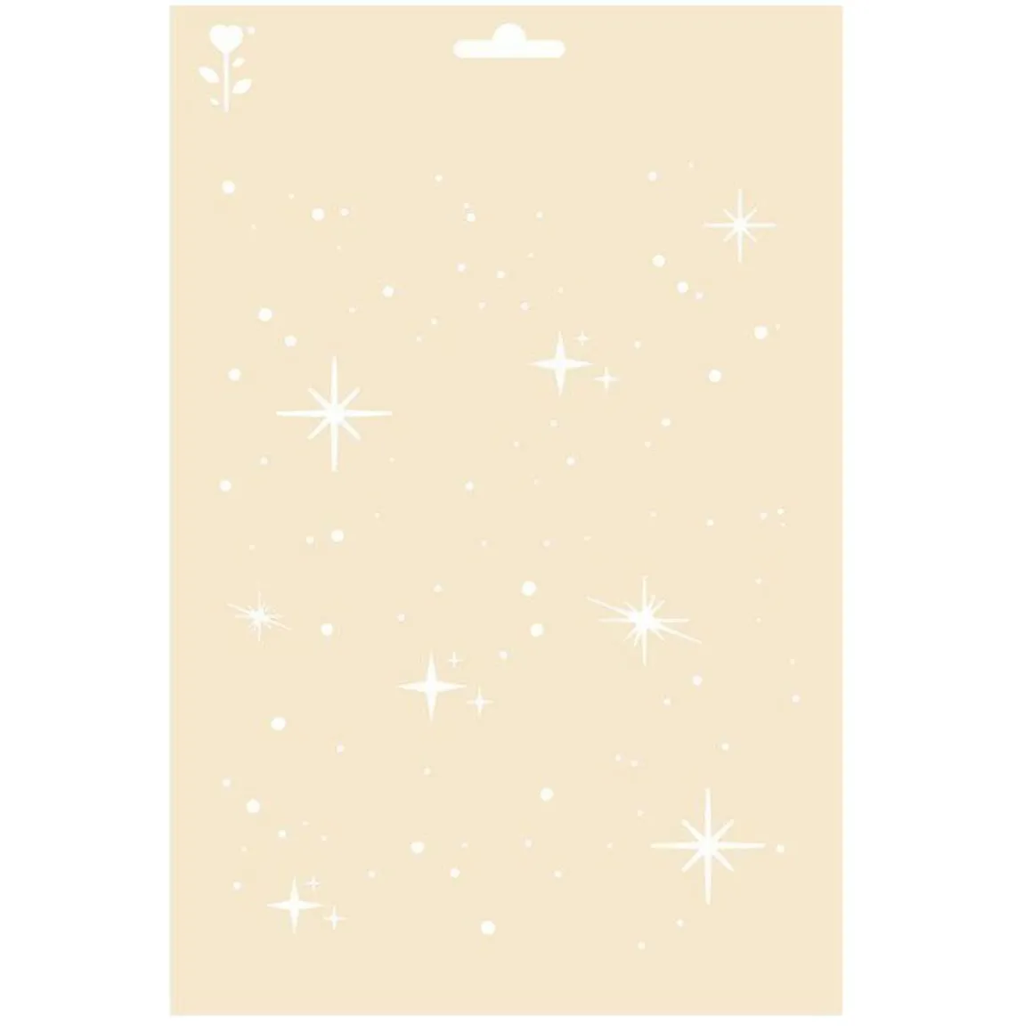 Pochoir A4 - ciel étoilé