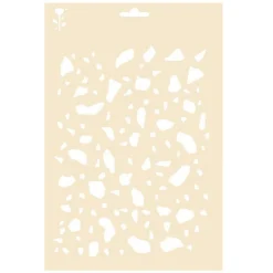 Pochoir motif Terrazzo - A4