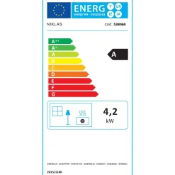 Poele à gaz Infrarouge 4200W Novakit Piezo Volume 120 m³ + Tuyau gaz vissable + détendeur butane