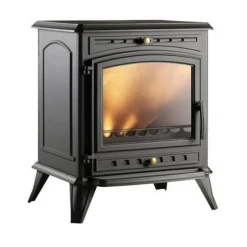 Poêle à bois fonte 8kw anthracite - 9166-44