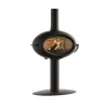 Poêle à bois fonte 7kw noir - p648114