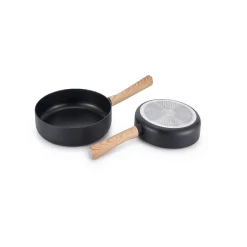 Poêle 30 cm Tous feux dont induction aluminium forgé