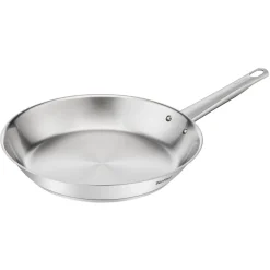 Poêle induction COOK EAT inox non revêtu 28 cm