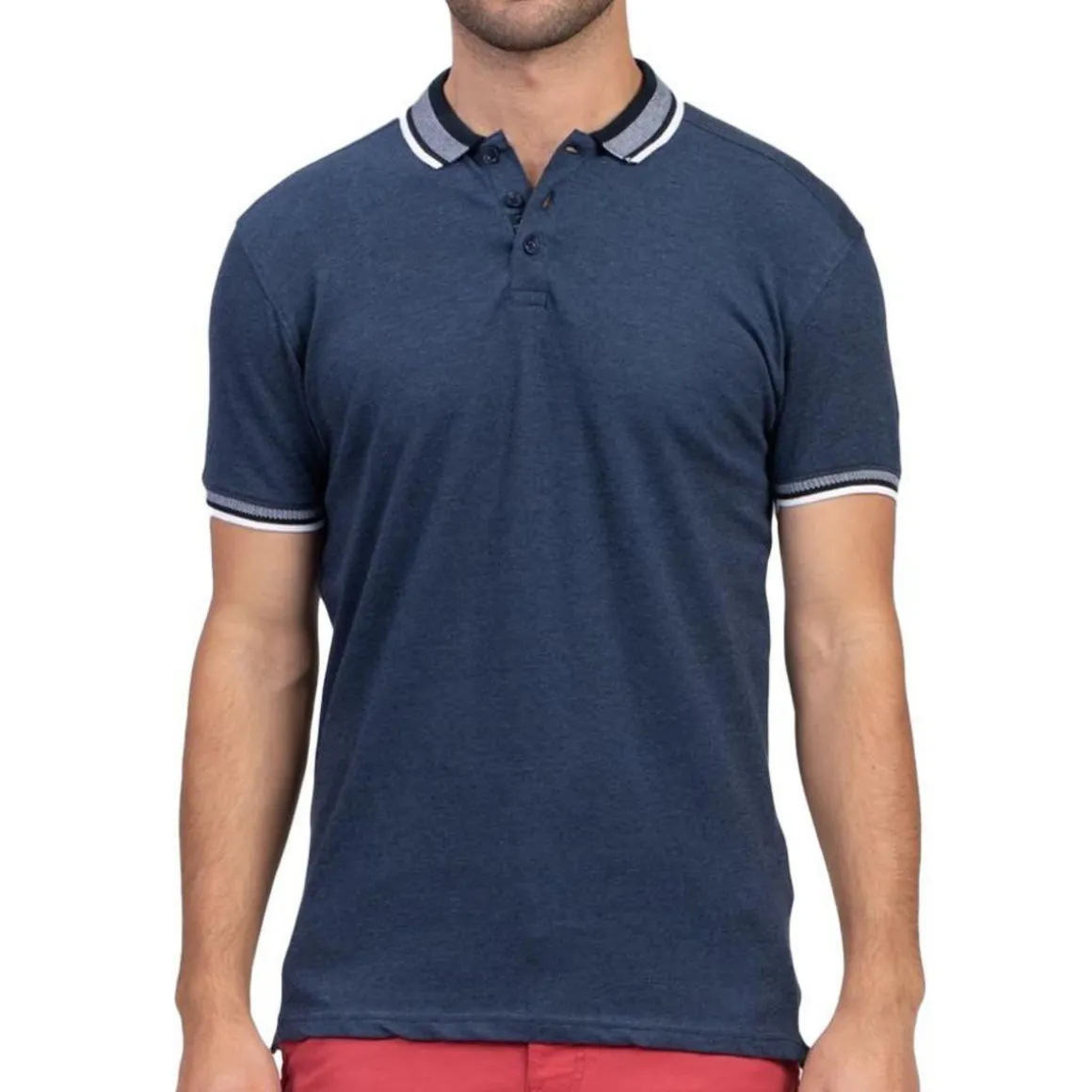 Polo marine homme unvalley Bohm