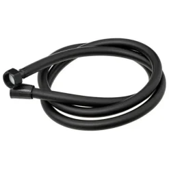 Pommeau de Douche Flexible 5 Fonctions 23cm Noir