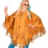 Poncho Daim - Hippie - Femme - Standard