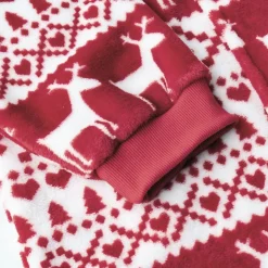 Poncho junior double face flanelle/sherpa imprimé carreaux