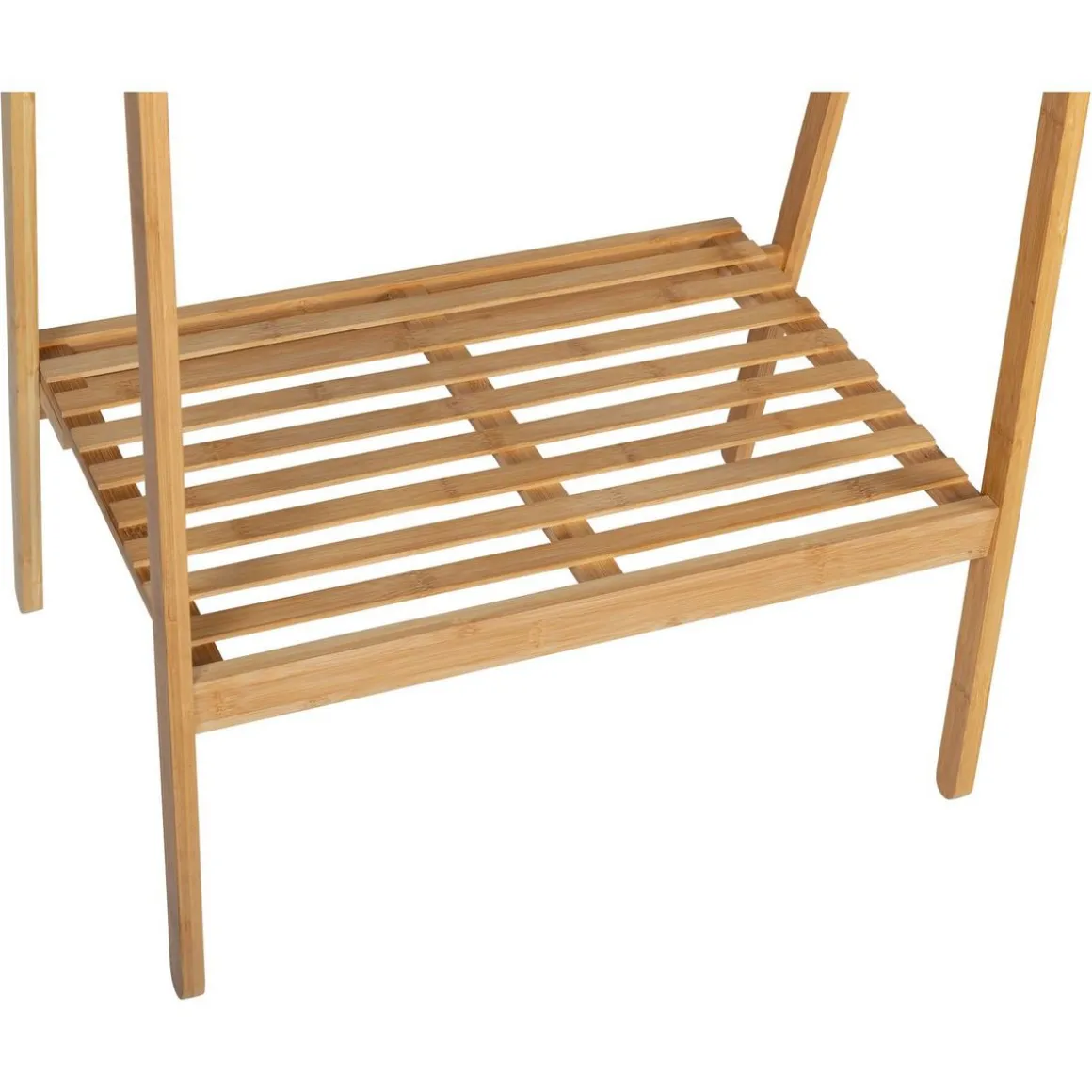 Portant pliable avec étagère en bambou MAOA