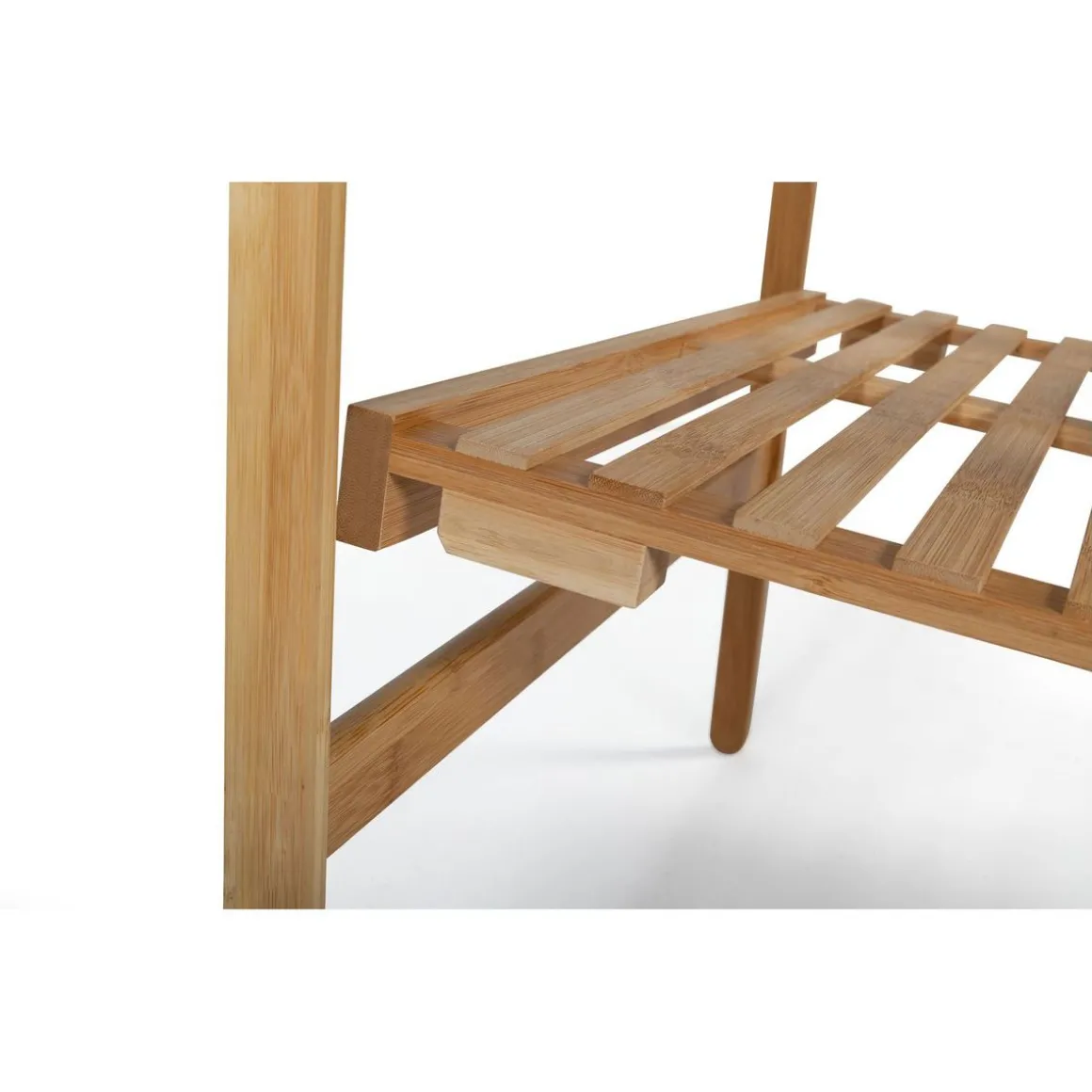 Portant pliable avec étagère en bambou MAOA