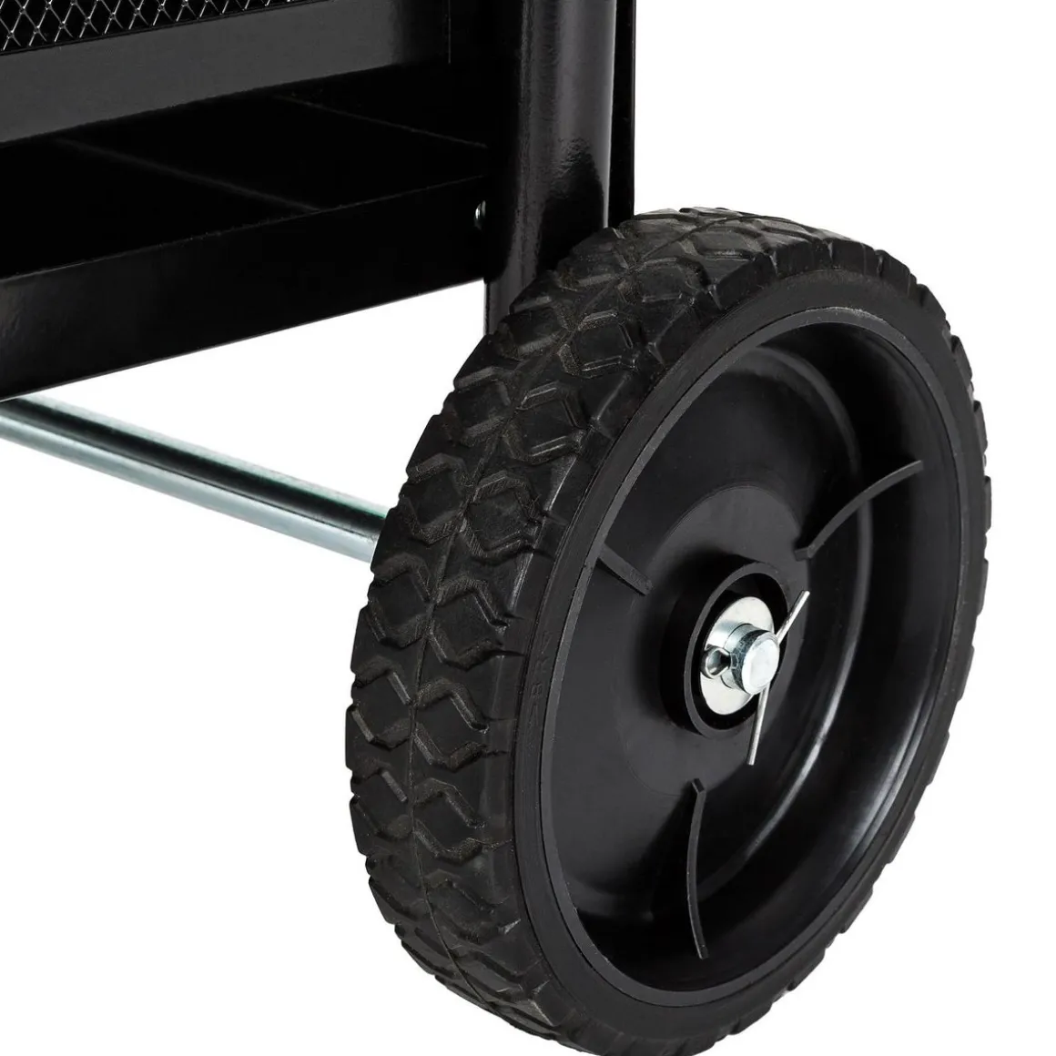 Porte bûches avec pelle, balai et tisonnier