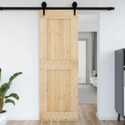 Porte NARVIK 80x210 cm bois massif de pin